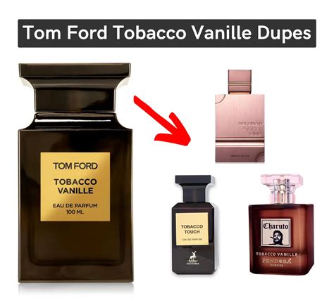 vanilla tobacco perfume dupe|tom ford vanilla dupe reddit.